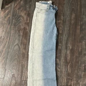 Adika full length two tone baggy jeans size S